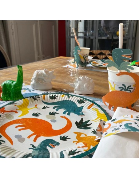 Mako Moulages - Verjaardagsbox voor 6 kinderen Dinosaurus