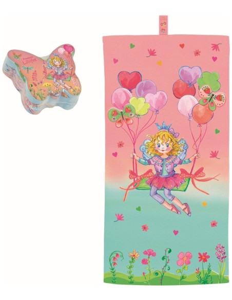 Magische handdoek Lillifee vlinder