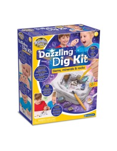 Brainstorm - Dazzling Dig Kit - Complete set edelstenen uithakken