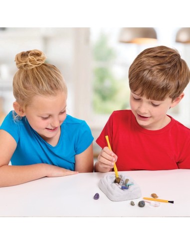 Brainstorm - Dazzling Dig Kit - Complete set edelstenen uithakken