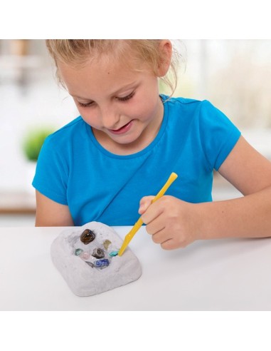 Brainstorm - Dazzling Dig Kit - Complete set edelstenen uithakken