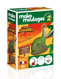 Mako Moulages - Diplodocus dino 1 mal voor sneldrogend gips set - pakket S