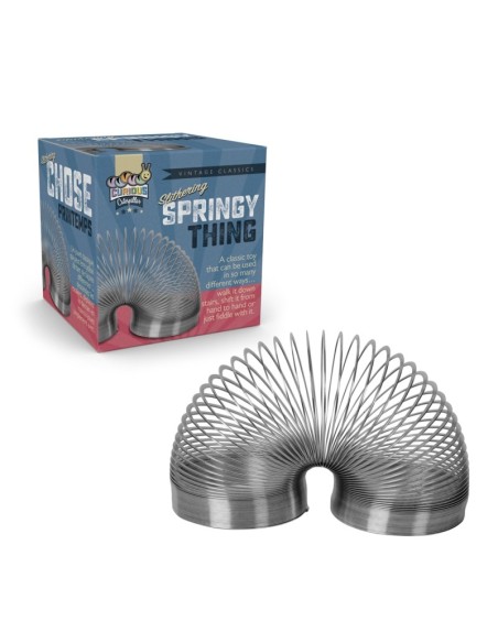 Springy Thing metalen veer traploper in mooie display