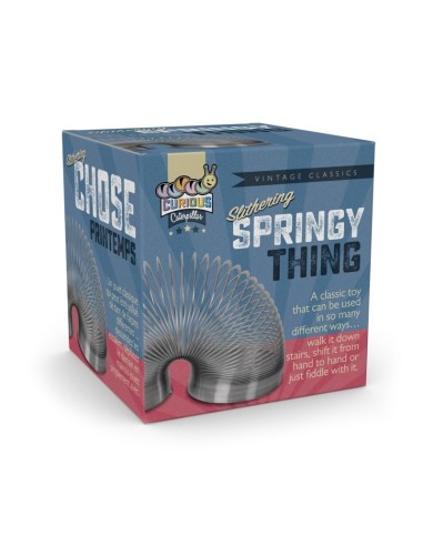 Springy Thing metalen veer traploper in mooie display