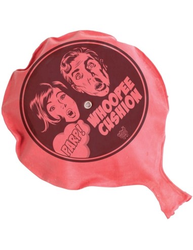 Self Inflating Whoopee Cushion scheetkussen met leuke retro afbeelding in display