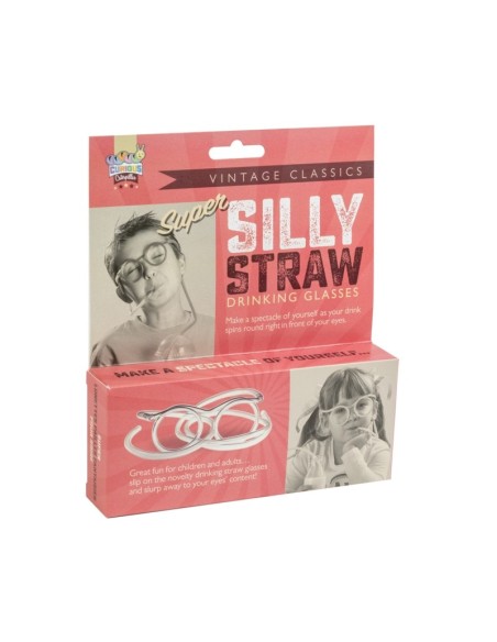 Silly Straw Drinking glasses gekke bril drinkrietje in  mooie display