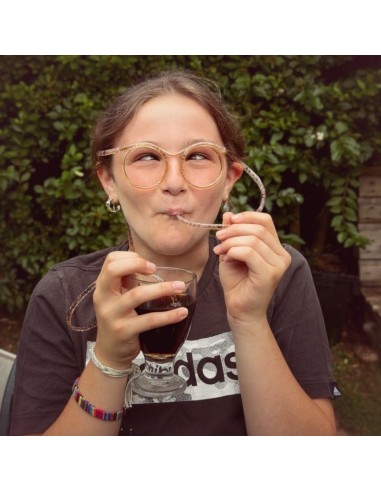 Silly Straw Drinking glasses gekke bril drinkrietje in  mooie display