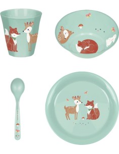 Servies cadeauset vos & hert 2