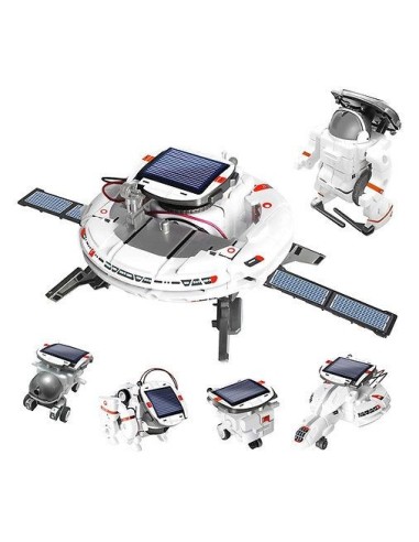 Satzuma - 6-in-1 Space Robots bouwpakket