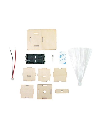 Satzuma - STEM - Wooden Fibre Optic Light