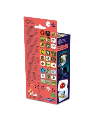 Brainstorm - Natural History Museum Creepy Crawly Torch and Projector - zaklamp insecten
