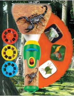 Brainstorm - Natural History Museum Creepy Crawly Torch and Projector - zaklamp 2
