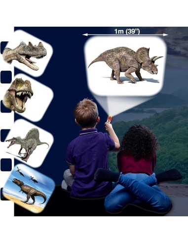 Brainstorm - Natural History Museum Dinosaur Torch and Projector - zaklamp dino