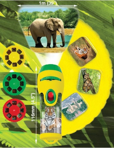 Brainstorm - Animal Torch and Projector - zaklamp dieren