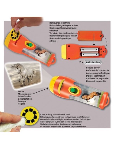 Brainstorm - Horse Torch and Projector - zaklamp paard