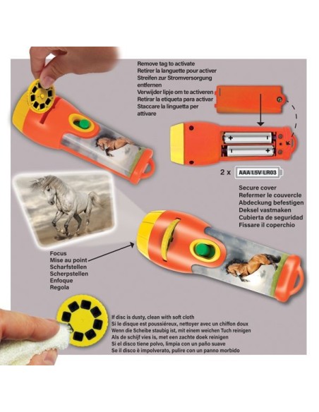 Brainstorm - Horse Torch and Projector - zaklamp paard
