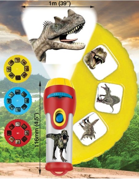 Brainstorm - Dinosaur Torch and Projector - zaklamp dino