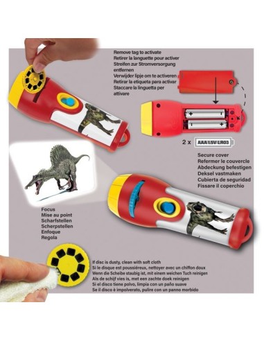 Brainstorm - Dinosaur Torch and Projector - zaklamp dino