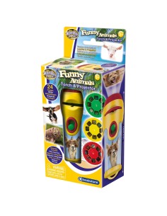 Brainstorm - Funny Animals Torch and Projector - zaklamp grappige dieren