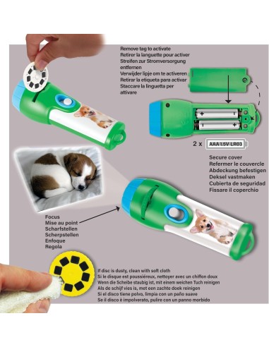 Brainstorm - Puppy Torch and Projector - zaklamp puppy's