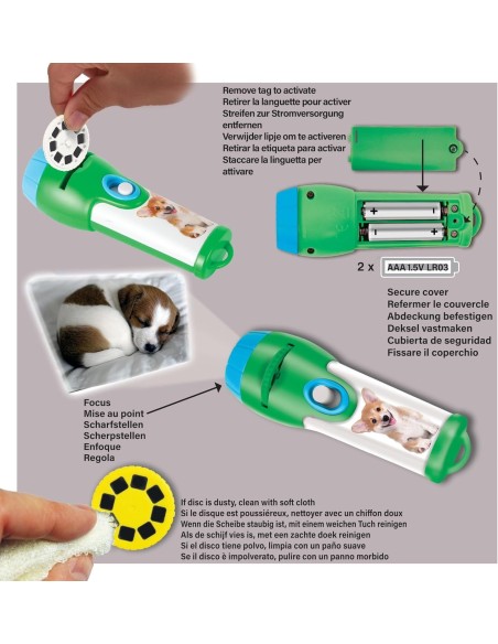 Brainstorm - Puppy Torch and Projector - zaklamp puppy's