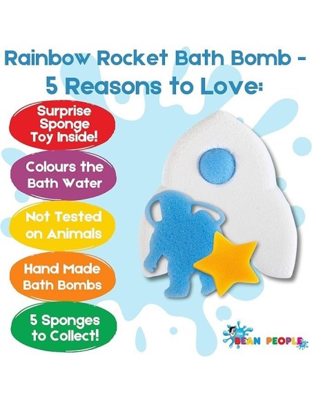 Bath Beans Space Bath Bomb 5 Pack