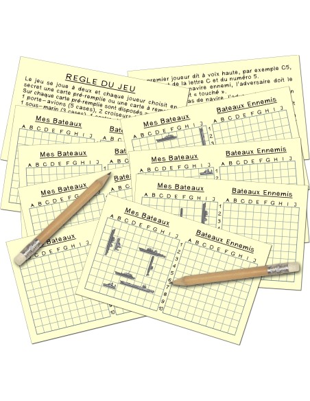 Marc Vidal - 613 Jeu de Bataille Navale – Zeeslagje