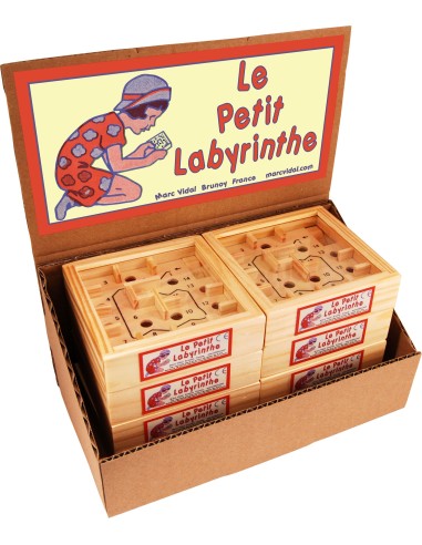 Marc Vidal - 428 - Le Petit Labyrinthe - houten doolhof geduldspelletje