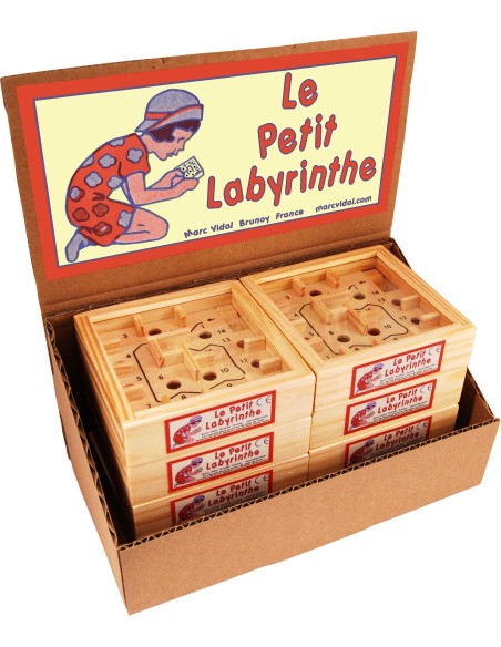 Marc Vidal - 428 - Le Petit Labyrinthe - houten doolhof geduldspelletje