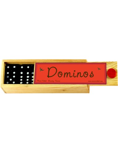 Marc Vidal - 123  - Domino in houten doosje