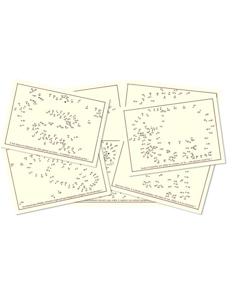 Marc Vidal -  476  - Stip naar stip tekenen set van 18