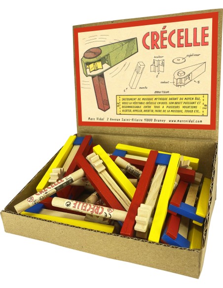 Marc Vidal - 263 -  Crécelle houten ratel in display