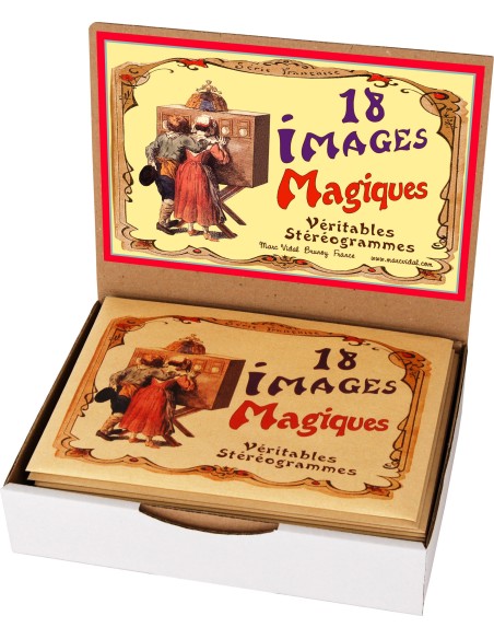 Marc Vidal - 555 - Set van 18 magische afbeeldingen stereogram
