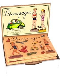 Marc Vidal - 981 -  Découpages knipvellen aankleedpoppen