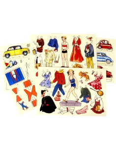 Marc Vidal - 981 -  Découpages knipvellen aankleedpoppen 2