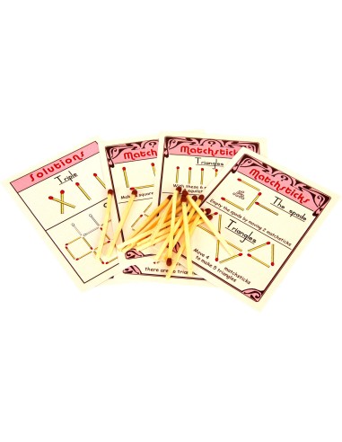 Marc Vidal - Matchsticks raadsels met lucifers EN