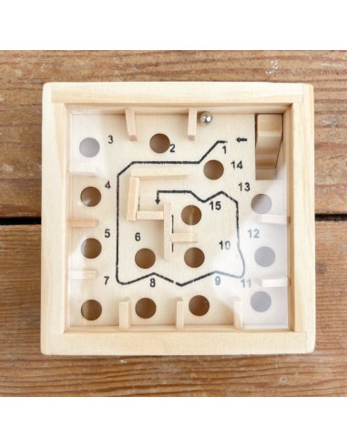Marc Vidal - 428 - Le Petit Labyrinthe - houten doolhof geduldspelletje