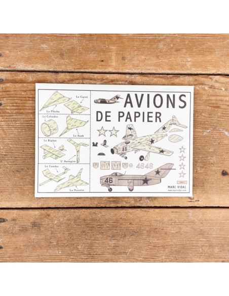 Marc Vidal - 405 -  Avions de Papier papieren vliegtuigen
