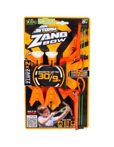 Zing - Air Storm Zano Bow compacte boog met zuignap pijlen 5+ AS911