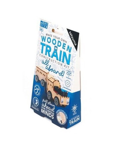Satzuma - STEM - Wooden train - trein van hout