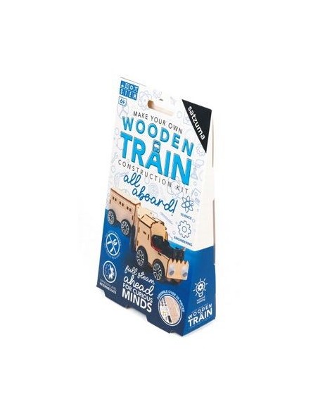 Satzuma - STEM - Wooden train - trein van hout