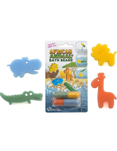 Bath Beans African Animals
