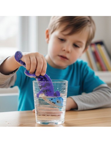 Brainstorm - Wild Wigglers badspeelgoed rekbaar verandert van kleur
