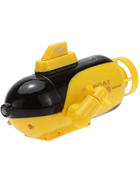 RC: 2 Channel Mini Submarine 3 designs geel blauw turquoise
