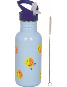 Rvs drinkfles smiley Spiegelburg 2