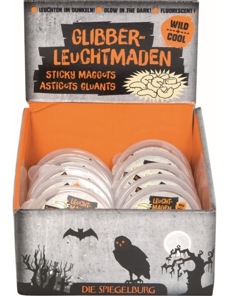 Glibberige maden glow-in-the-dark - Wild + Cool