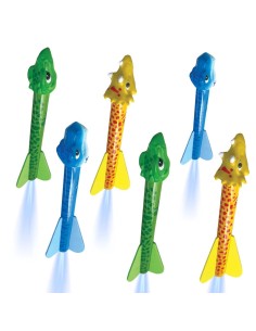 Stomp Rocket Dino-Soar Refill, 6 Rockets 2