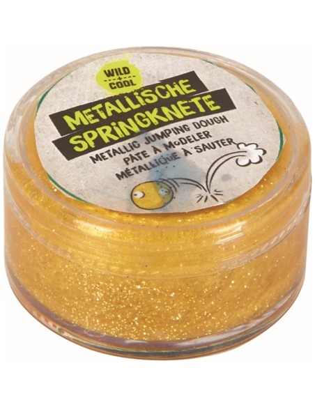 Stuiterende klei metallic met oogjes -  Wild + Cool