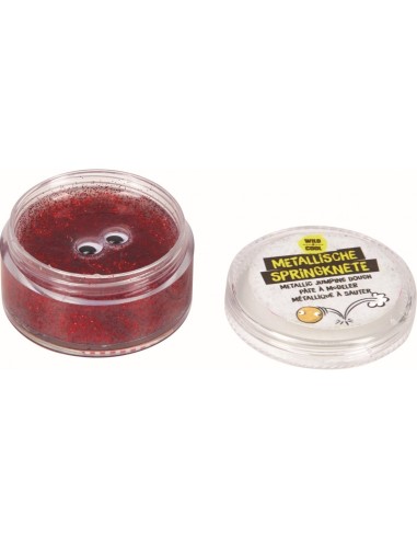 Stuiterende klei metallic met oogjes -  Wild + Cool