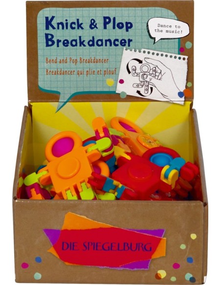 Bend and Pop Breakdancer buigpoppetje 2 designs